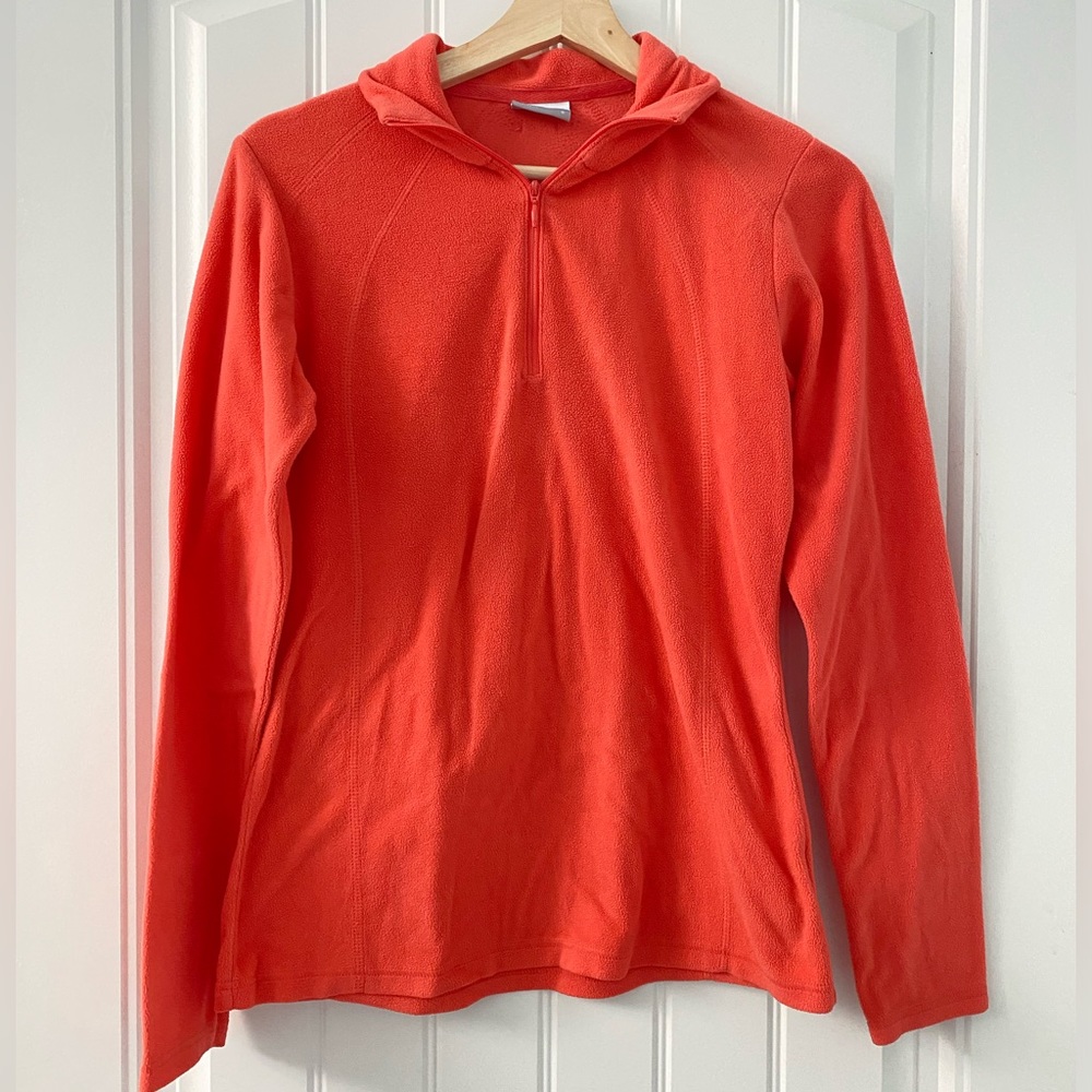 Columbia Sweater Womens Size S Orange, 1/4
Zip Fleece Pullover